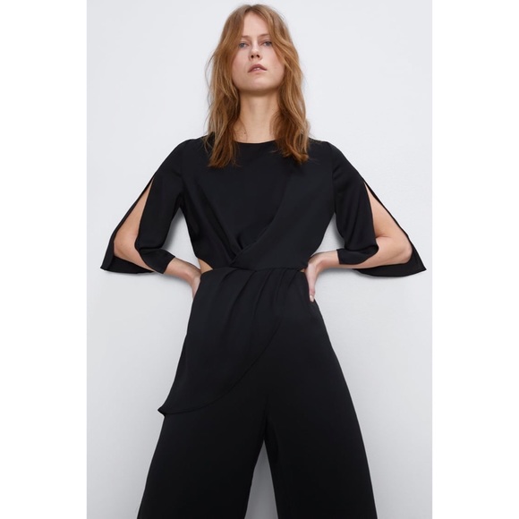 Zara Pants - ZARA | Cut Out Jumpsuit SOLD
